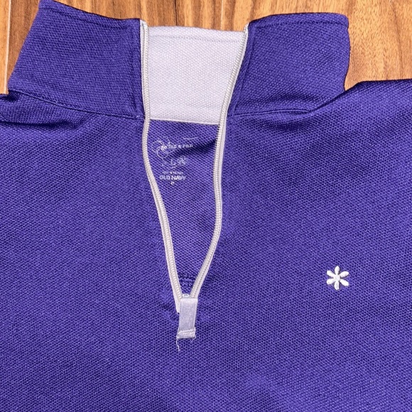 Old Navy Purple quarter zip - Picture 2 of 4
